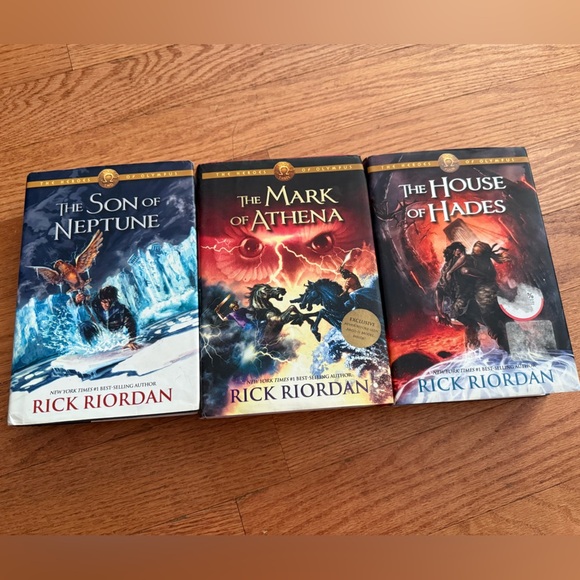 The Hero’s of Olympus Series Book 2-4 Rick Riordan - Picture 1 of 9